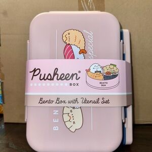 Pusheen Pink Bento Box with Utensil Set limited edition box subscription